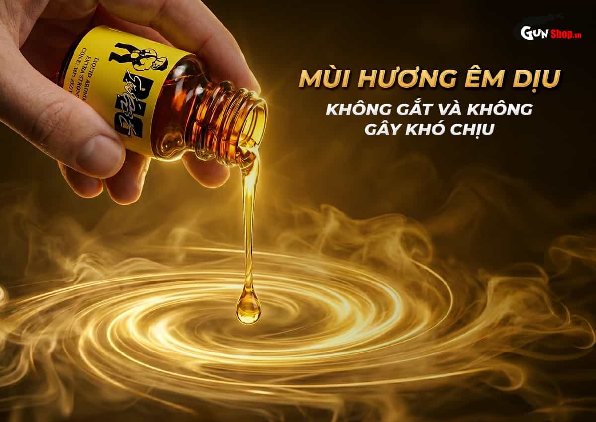 Popper PWD Pig Sweat 10ml với mùi hương êm dịu