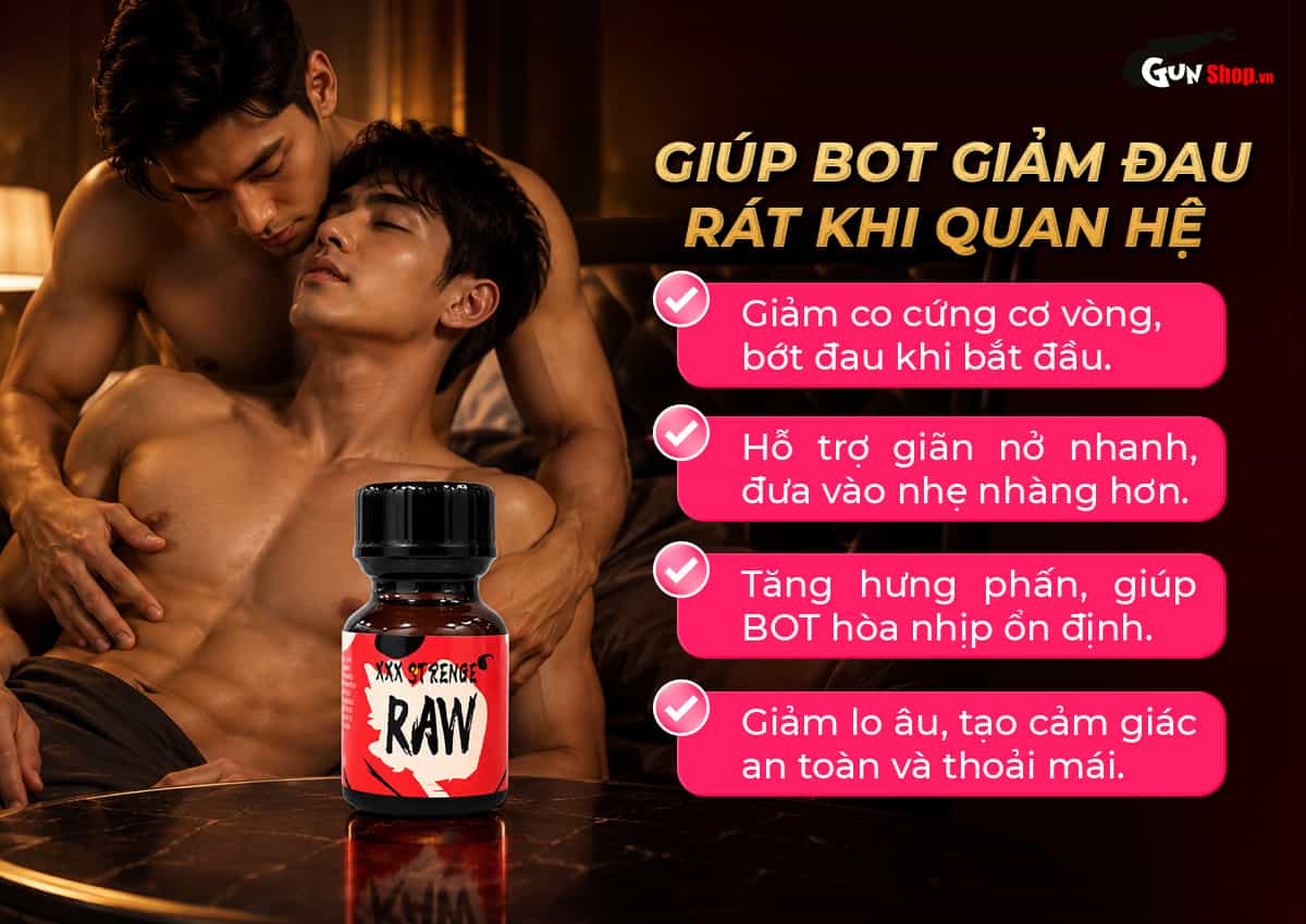 Chai hít Popper PWD USA Strenge Raw hỗ trợ Bot thư giãn, nhập cuộc nhanh