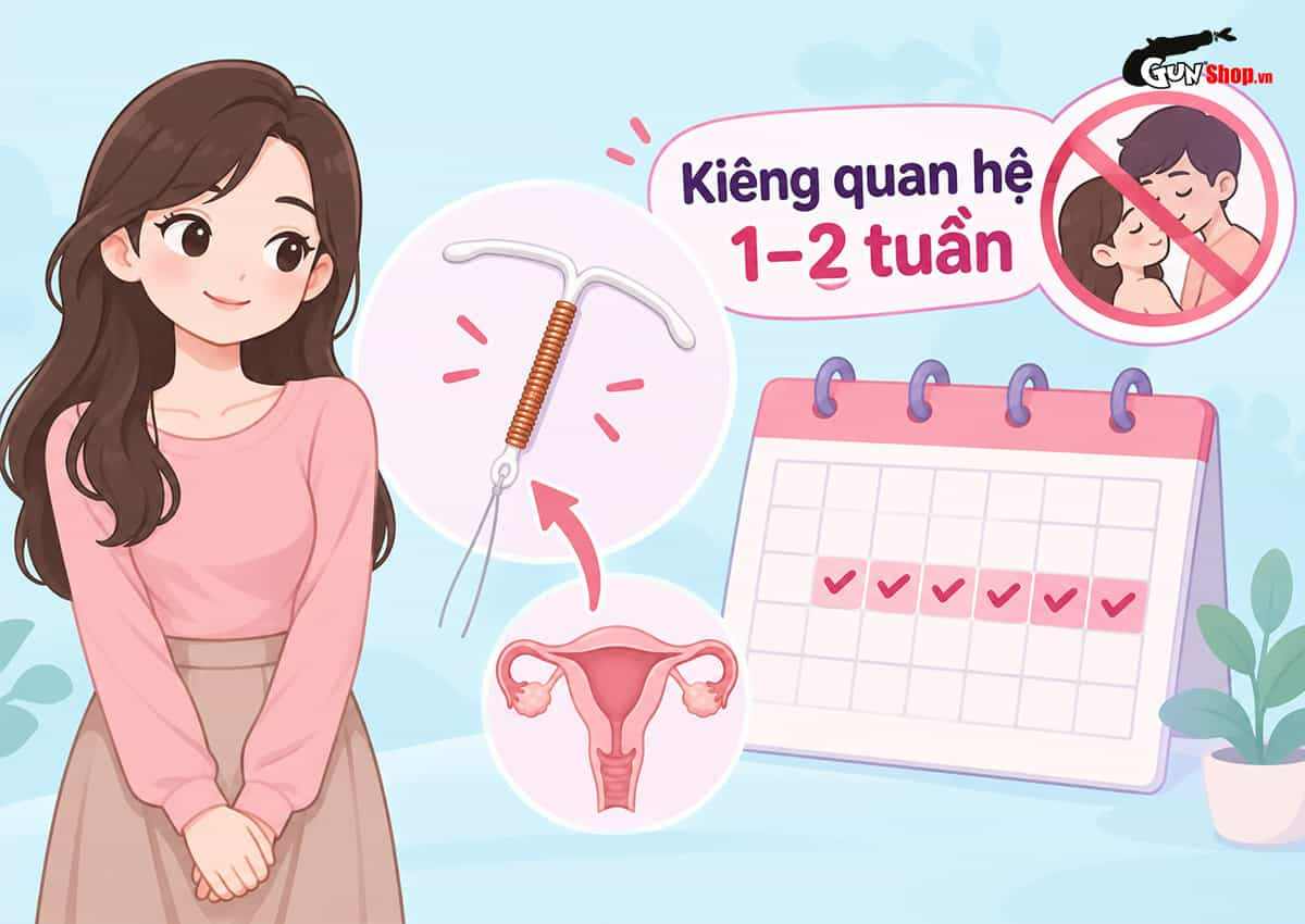 Tháo vòng tránh thai bao lâu thì quan hệ được?