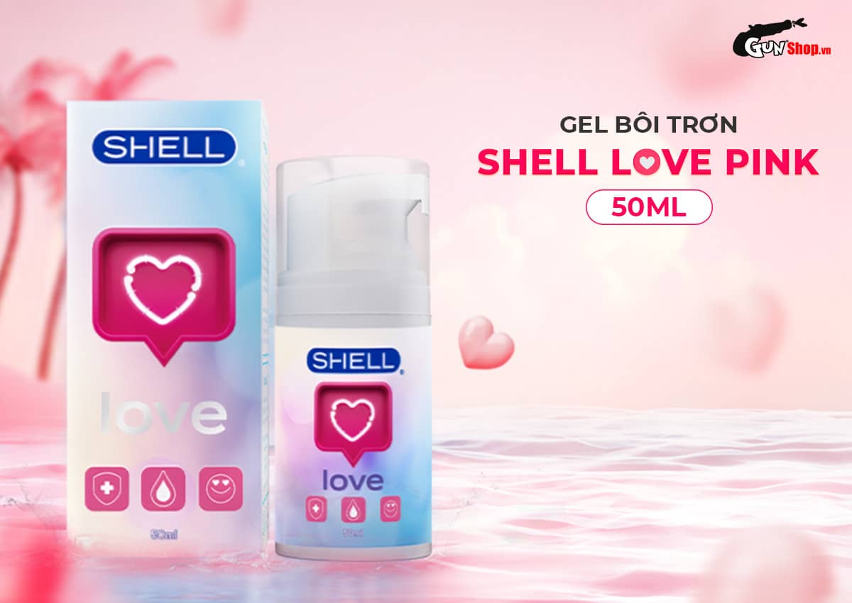 Gel bôi trơn se khít âm đạo Shell Love Pink chính hãng tại Gunshop