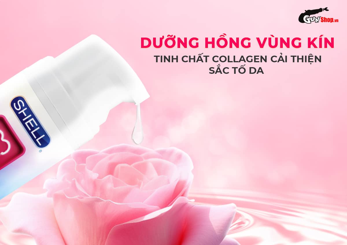 Gel bôi trơn se khít âm đạo Shell Love Pink chính hãng tại Gunshop