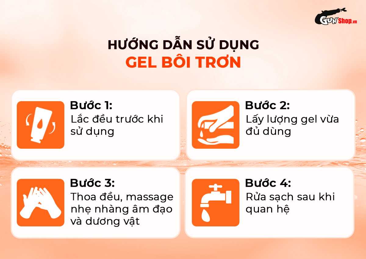 Hướng dẫn cách sử dụng gel bôi trơn Lexy Warming