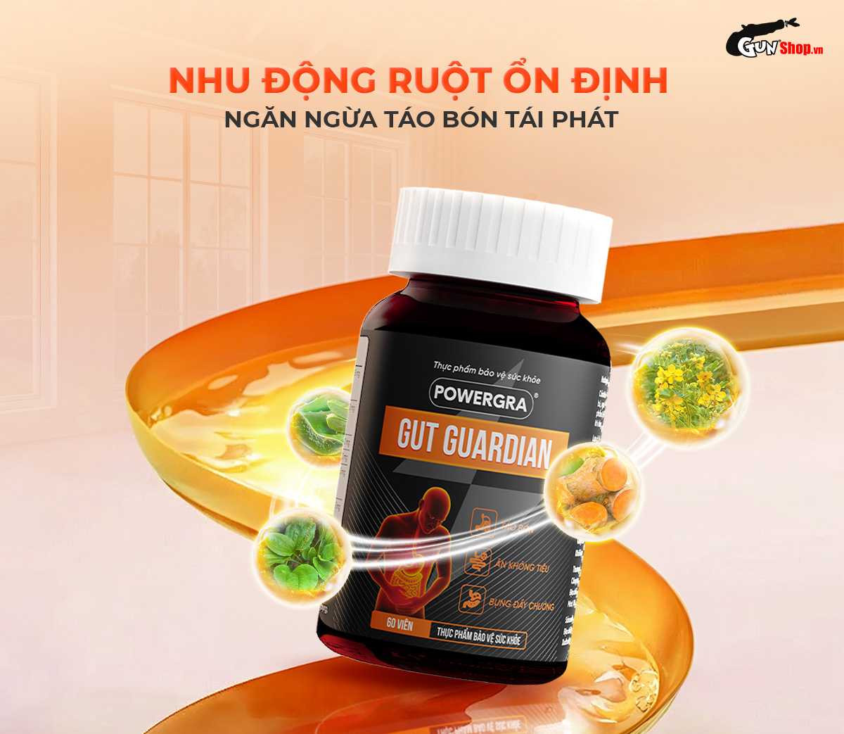 Thực phẩm chức năng hỗ trợ tiêu hóa Powergra Gut Guardian chính hãng tại Gunshop