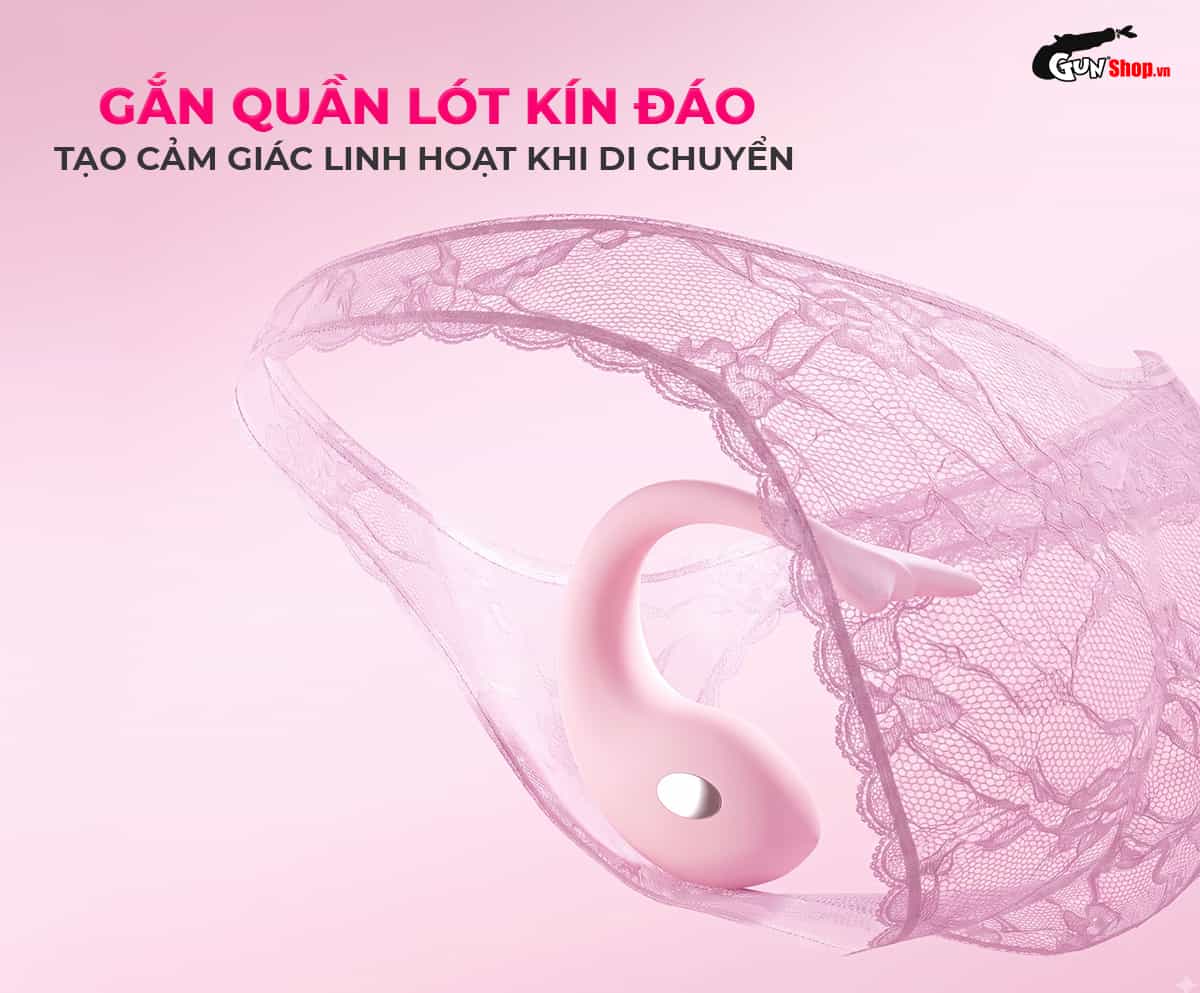 Máy rung mini Galaku Whale gắn quần lót kín đáo