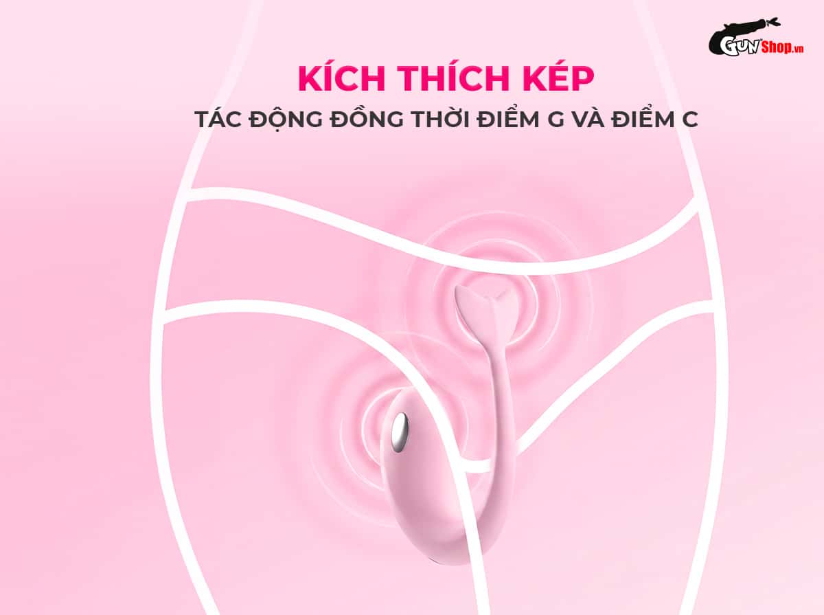 Galaku Whale kích thích đồng thời điểm G và điểm C cùng lúc
