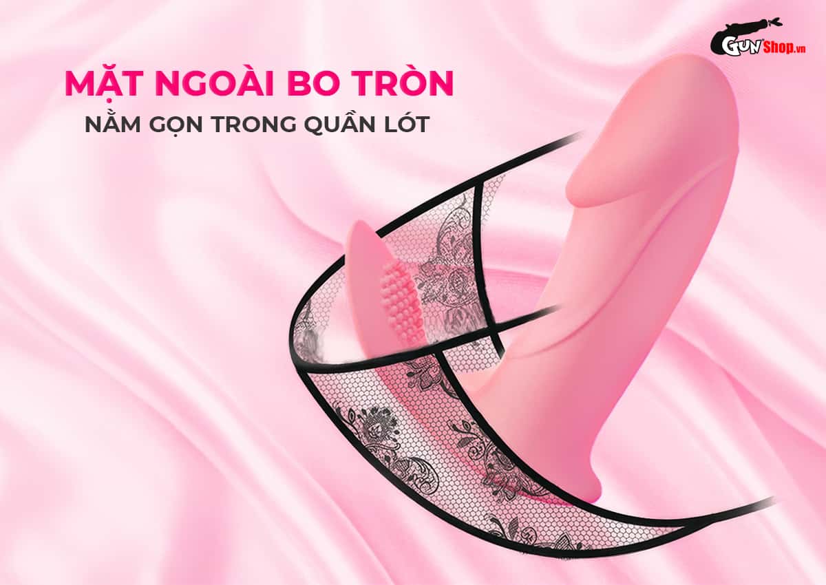 Mặt ngoài bo tròn nằm gọn trong quần lót