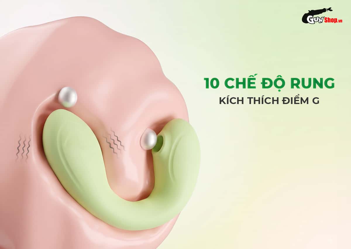 Galaku Jenny Green với 10 chế độ rung mạnh mẽ