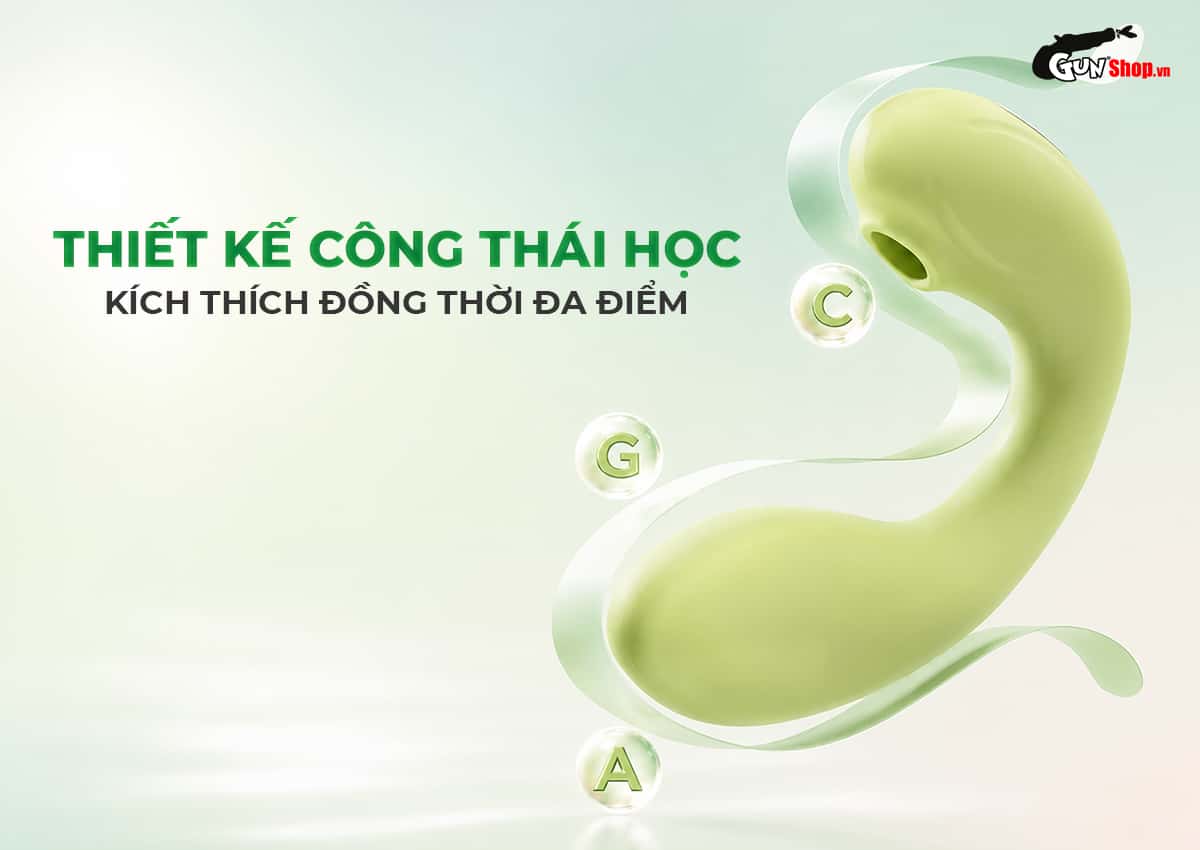 Galaku Jenny Green với thiết kế cong thái học kích thích đa điểm
