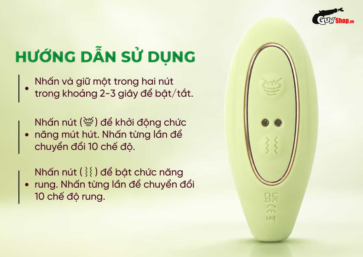 Hướng dẫn cách sử dụng trứng rung thú cưng Galaku Jenny Green đúng cách