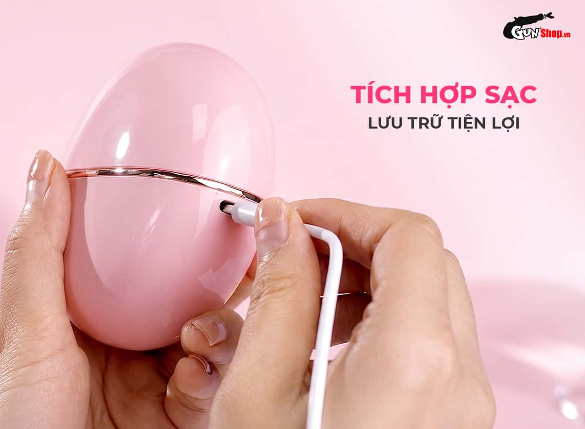 Galaku Jenny Pink với hộp sạc lưu trữ tiện lợi
