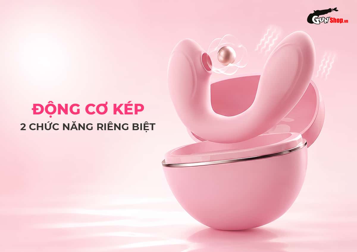 Galaku Jenny Pink có động cơ kép 2 đầu 2 chức năng riêng biệt