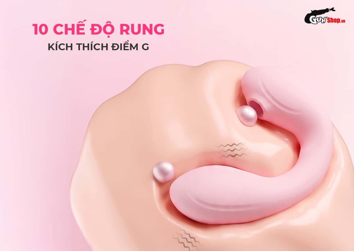 Galaku Jenny Pink có 10 chế độ rung mạnh mẽ