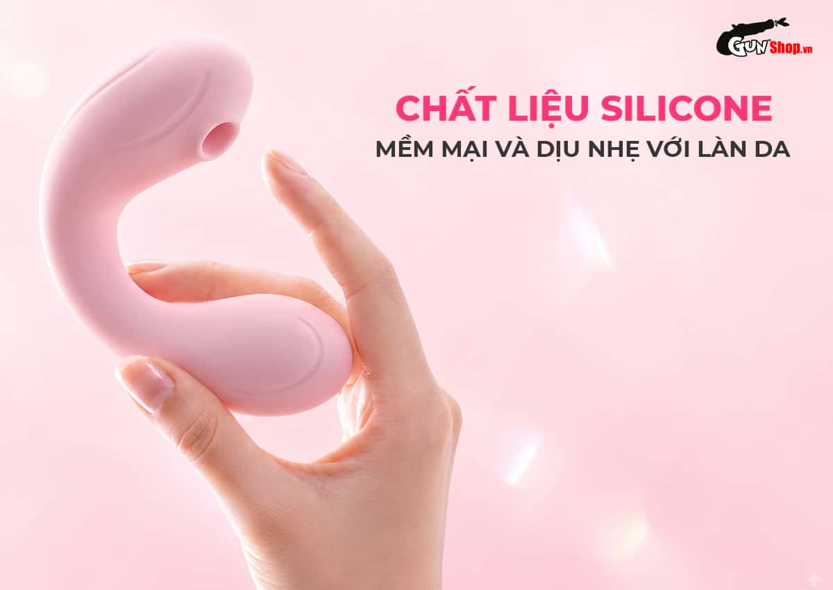 Galaku Jenny Pink với chất liệu silicone mềm mại, dịu nhẹ với làn da