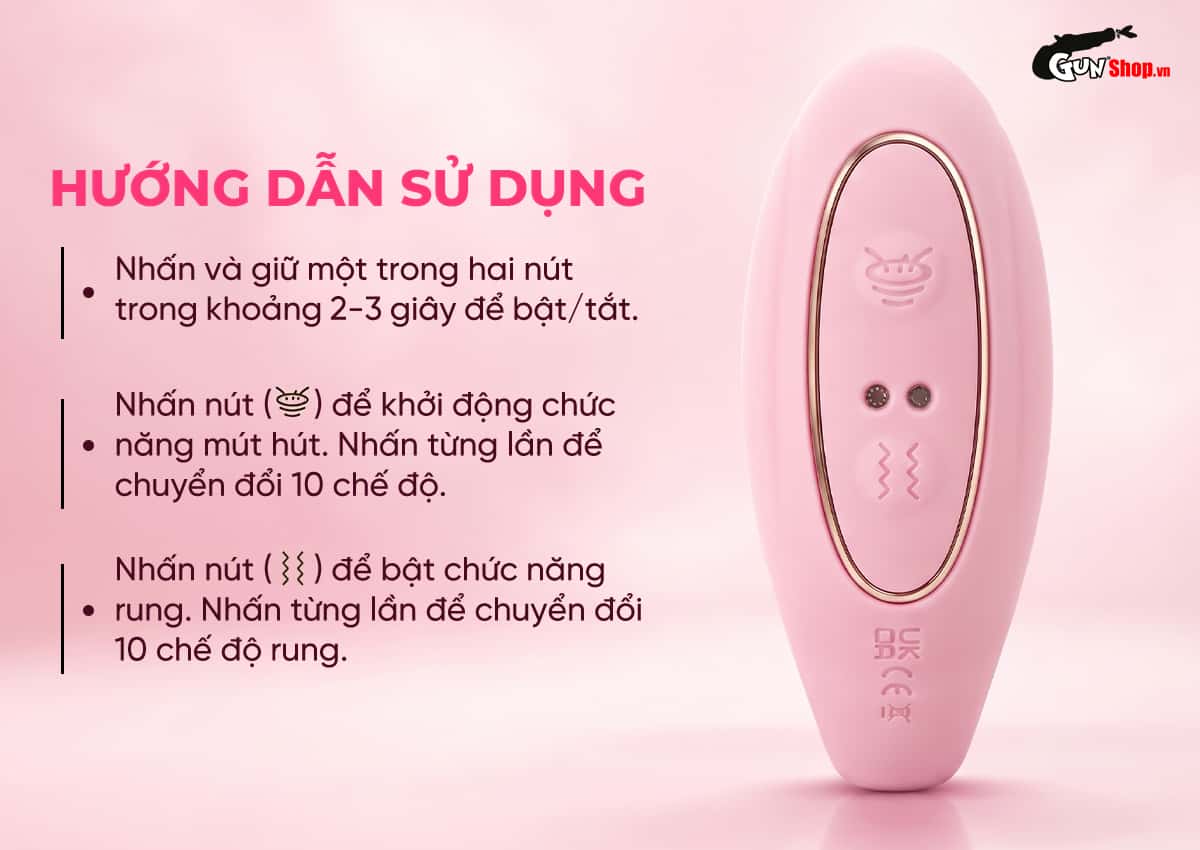 Hướng dẫn cách sử dụng trứng rung Galaku Jenny Pink đúng cách