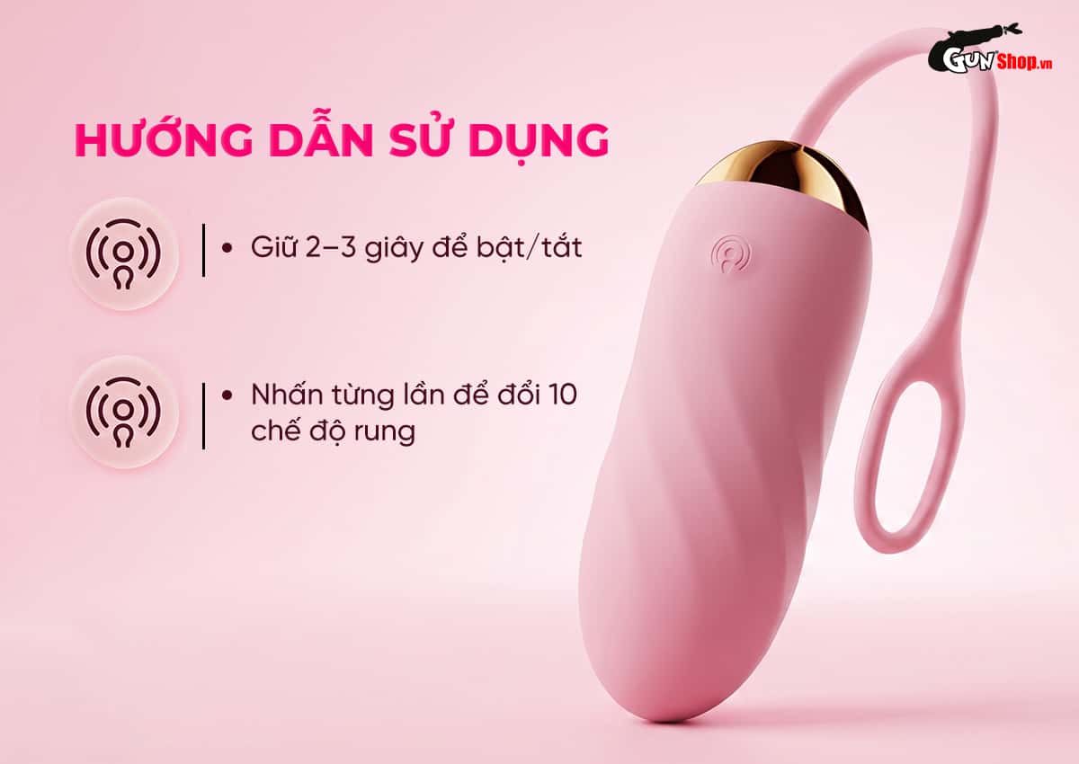 Hướng dẫn cách sử dụng trứng rung Galaku Kiya II đúng cách