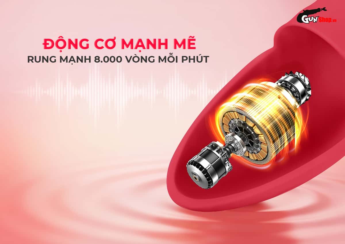 Galaku Kiya Charmed II có động cơ rung mạnh khoảng 8000 vòng/phút