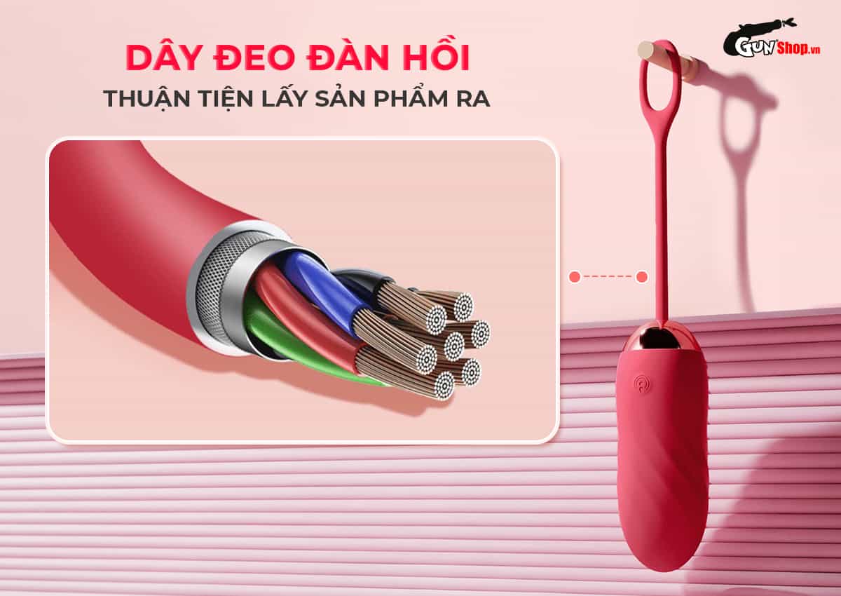 Galaku Kiya Charmed II có dây đeo silicone mềm mại hạn chế trơn trượt khi sử dụng