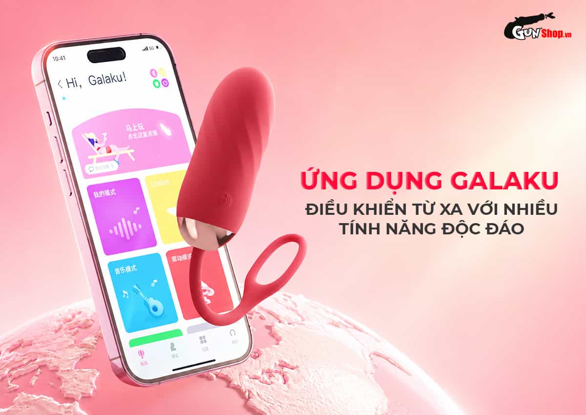 Galaku Kiya Charmed II có thể được sử dụng thông qua ứng dụng Galaku