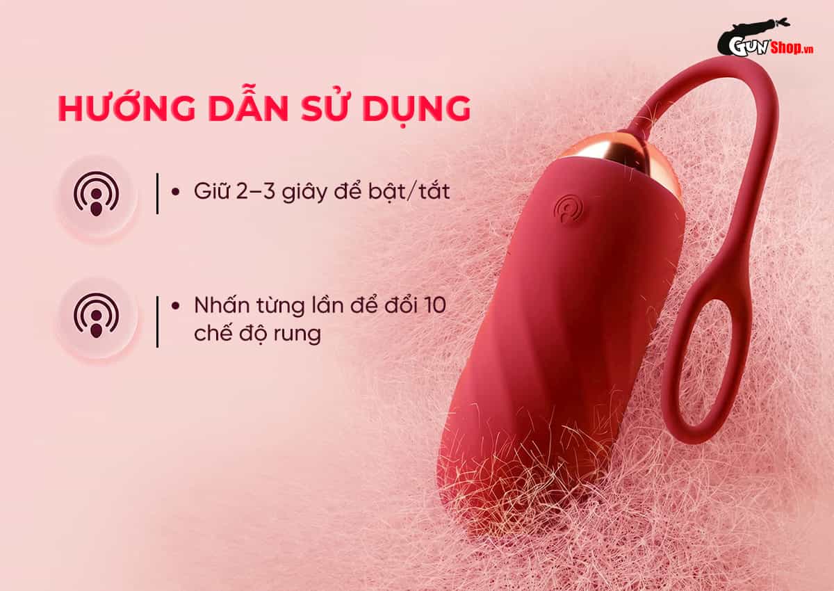 Hướng dẫn cách sử dụng trứng rung Galaku Kiya Charmed II đúng cách