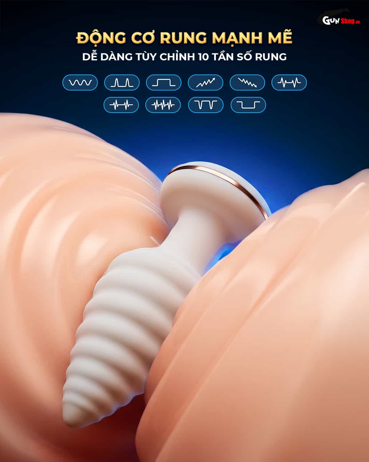 Galaku Unicorn có động cơ rung mạnh mẽ 10 tần số