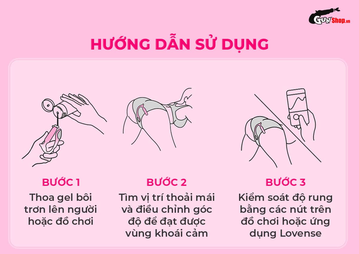 Hướng dẫn cách sử dụng trứng rung Lovense Lush Anal