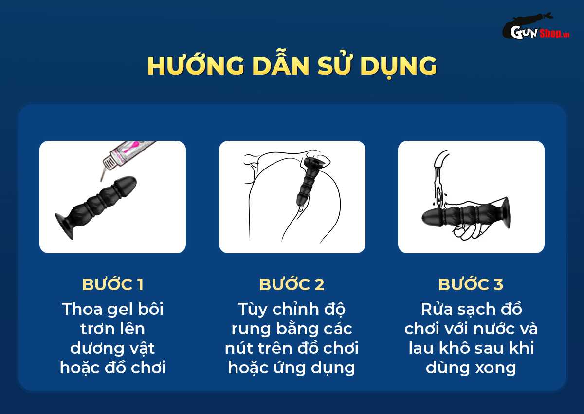 Hướng dẫn cách sử dụng trứng rung hậu môn Shelly Play Spark