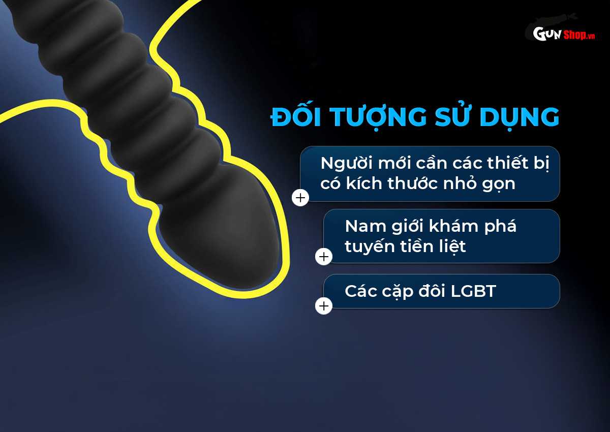 Trứng rung hậu môn Soft Rubber Vibrator chính hãng tại Chúng tôi