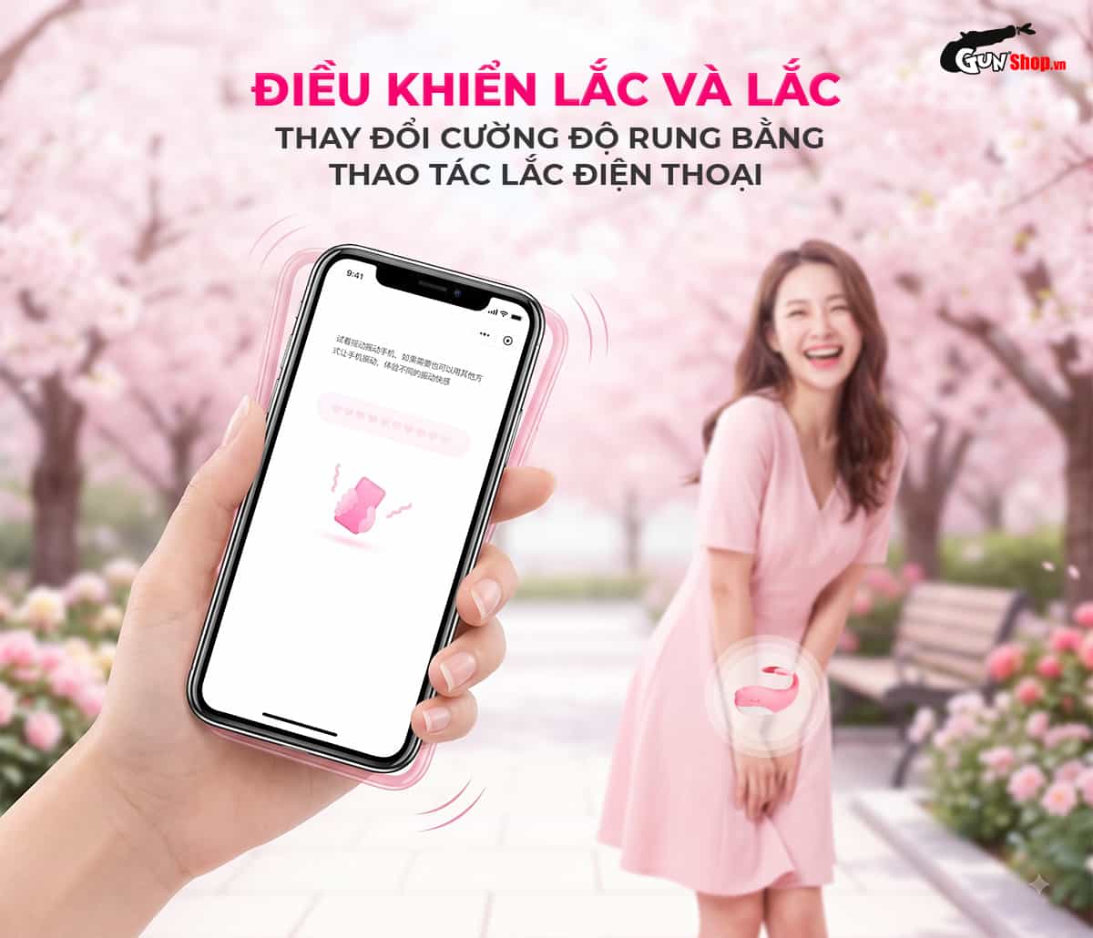 Galaku Whale Mini điều khiển lắc và lắc mạnh hơn độc đáo