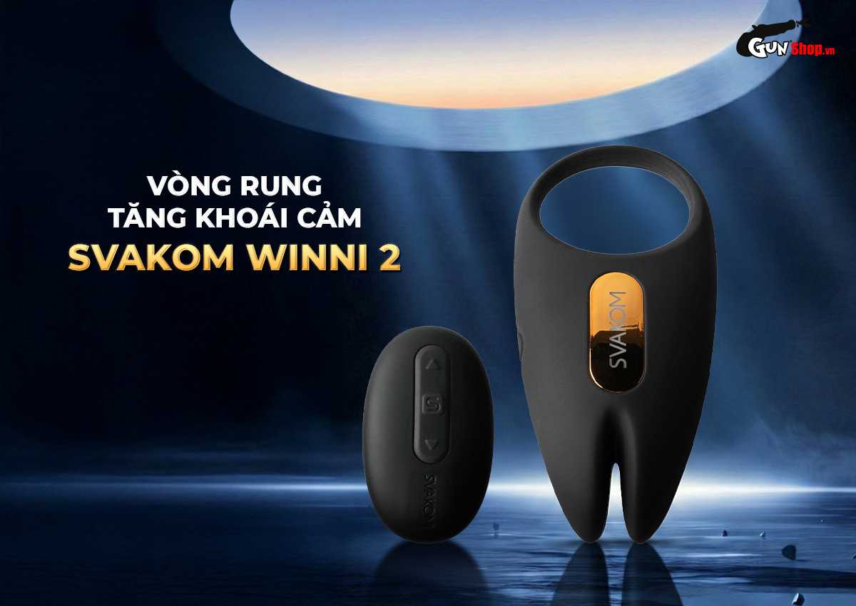 Vòng rung tăng khoái cảm Svakom Winni 2 chính hãng tại Gunshop