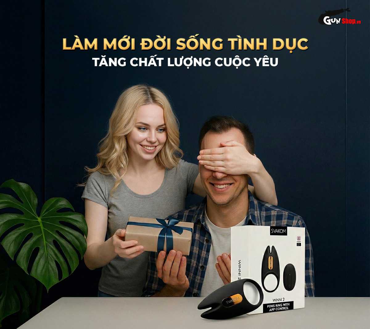 Vòng rung tăng khoái cảm Svakom Winni 2 chính hãng tại Gunshop