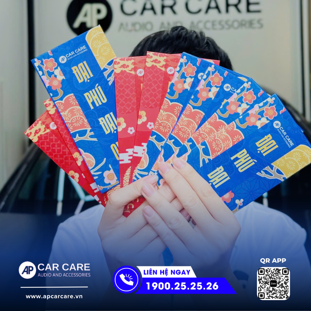 🌸 Khai xuân rộn ràng - Lì xì đỏ liền tay cùng AP Car Care!