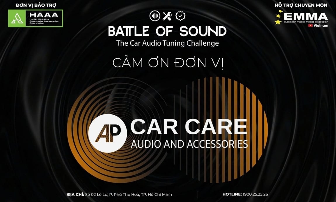 AP Car Care tài trợ Battle Of Sound 2026 cho kỹ thuật viên Car Audio