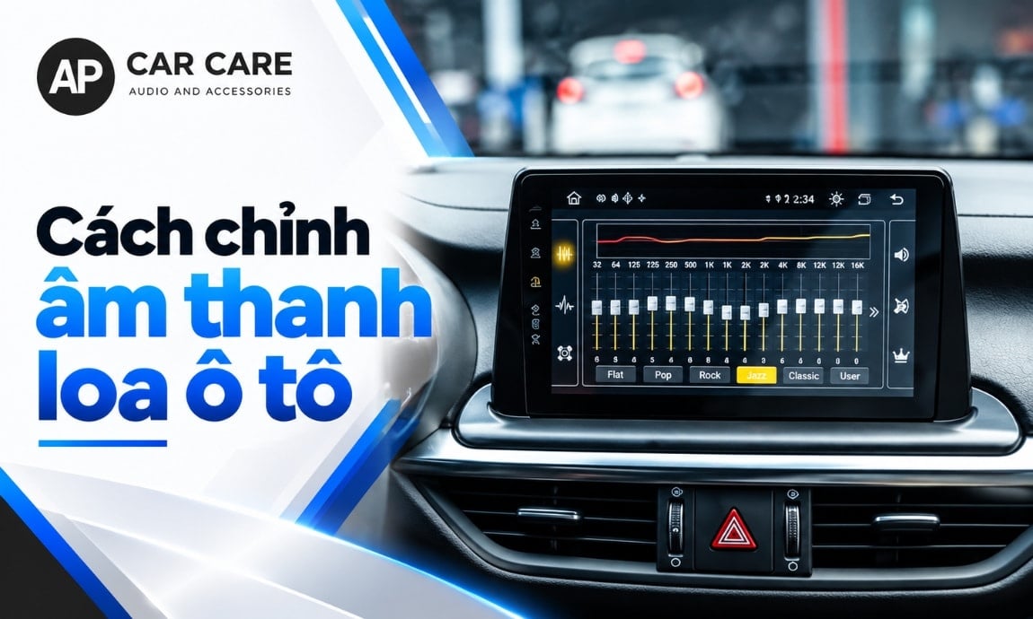Hướng dẫn cách chỉnh âm thanh loa ô tô [CHI TIẾT A-Z]