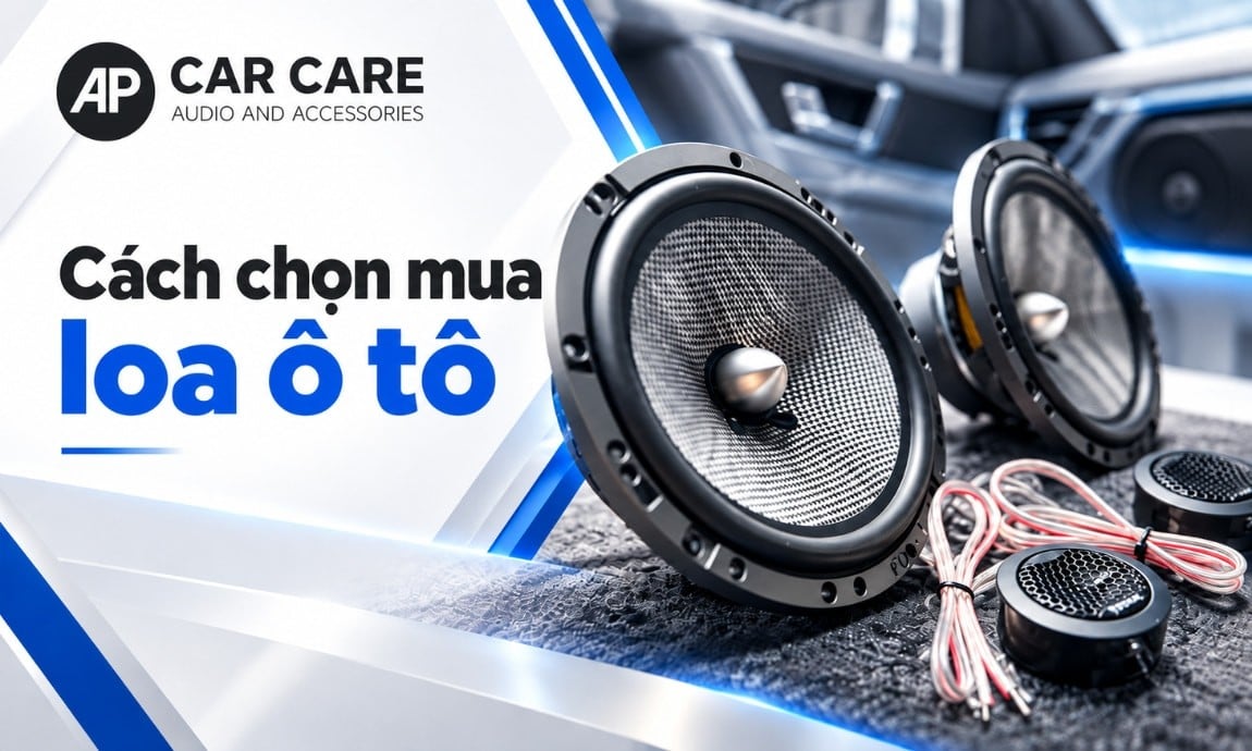 Cách chọn mua loa ô tô đúng gu nhạc, công suất theo dòng xe