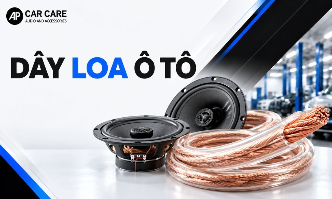 Dây loa ô tô là gì? Kinh nghiệm chọn lõi và kỹ thuật đấu nối