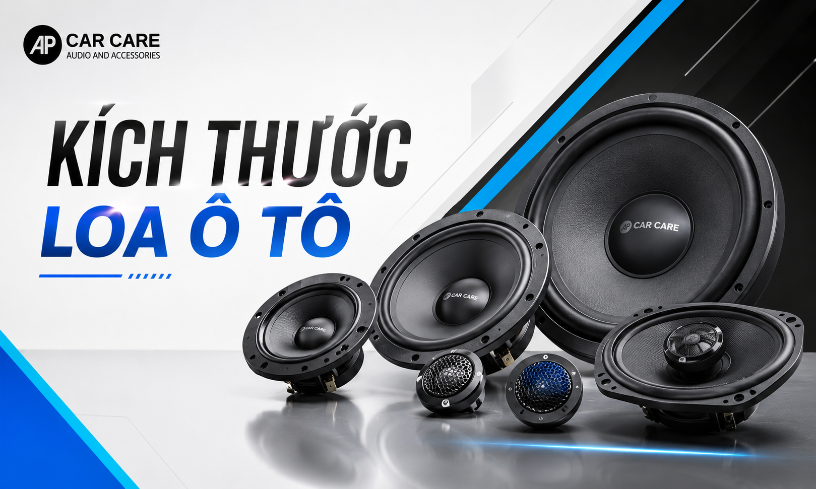 Kích thước loa ô tô là bao nhiêu? Bảng Size chi tiết từ A–Z