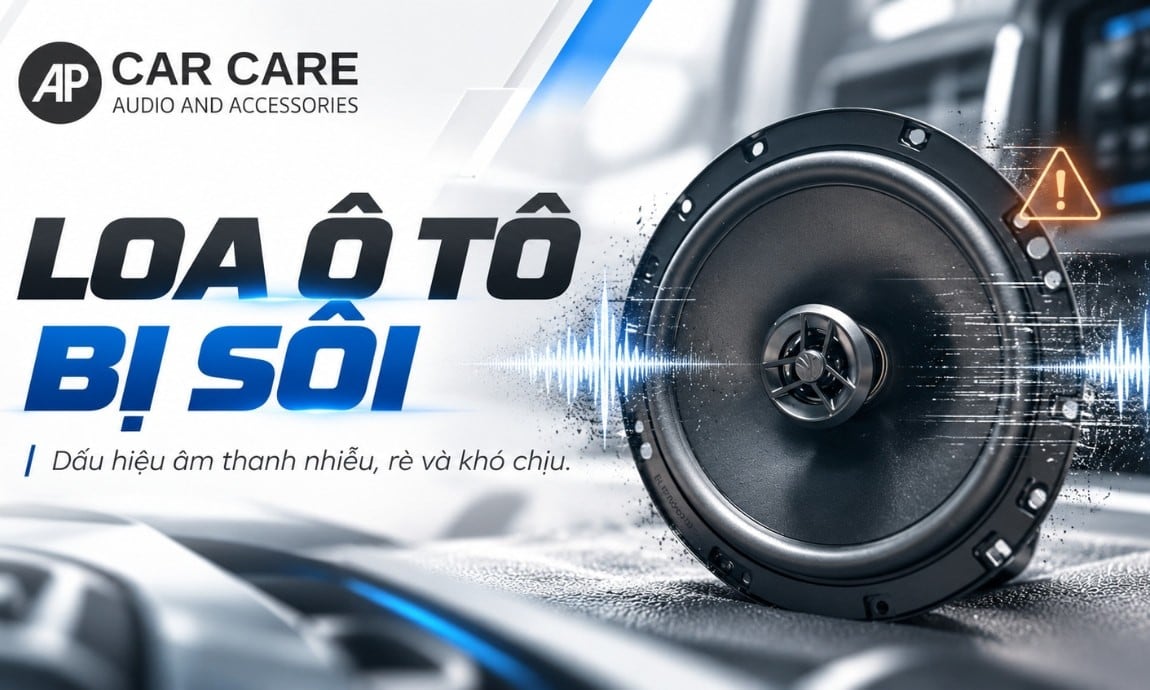 Nguyên nhân loa ô tô bị sôi và cách xử lý AN TOÀN  cho chủ xe