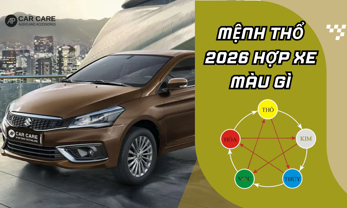Mệnh Thổ hợp xe màu gì hợp phong thủy, nhiều tài lộc