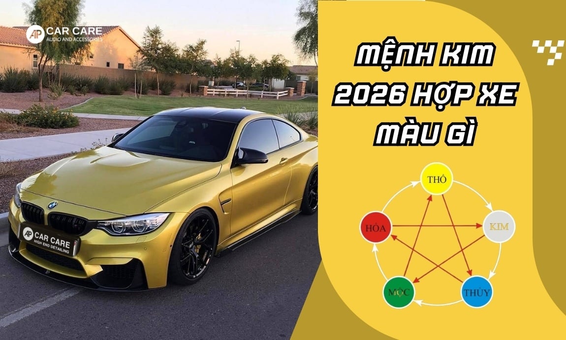 Mệnh Kim hợp xe màu gì mang lại TÀI LỘC, may mắn