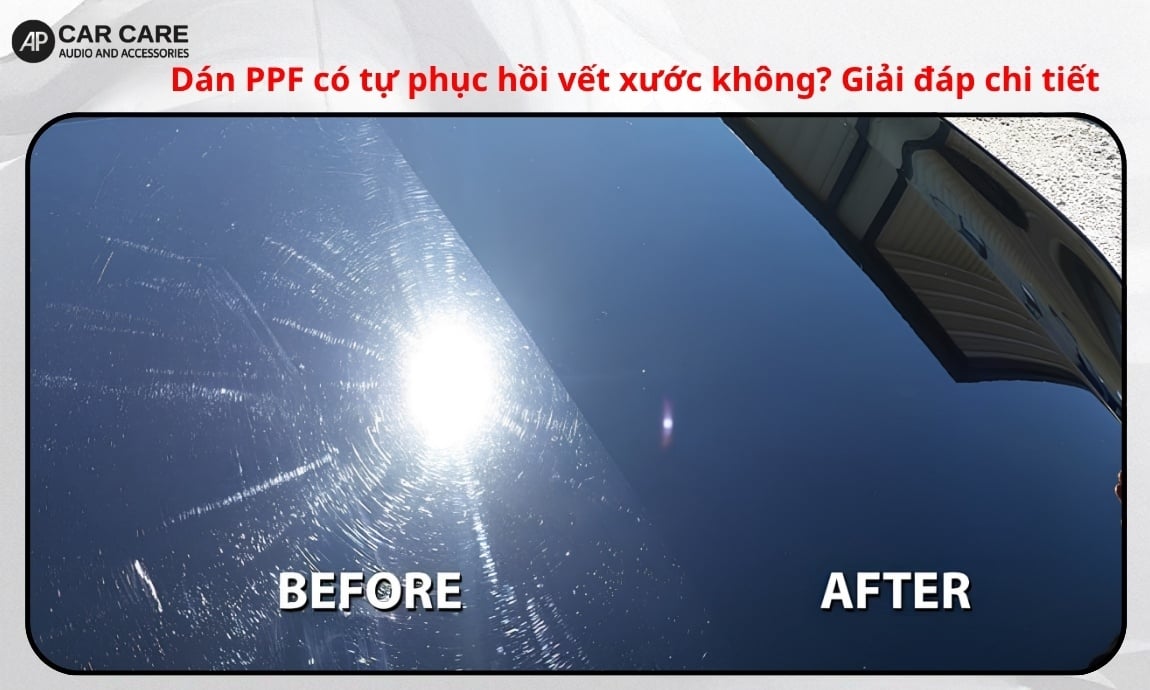 Dán PPF có tự phục hồi vết xước không? Giải đáp chi tiết