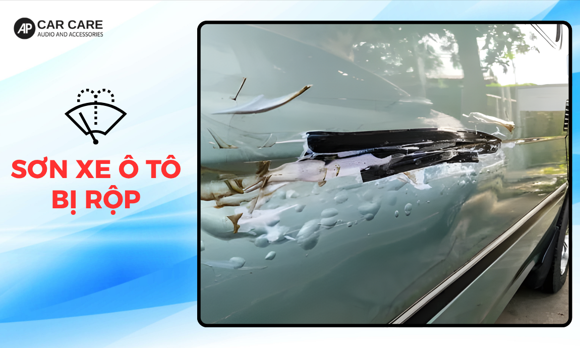 Top những nguyên nhân khuyến sơn xe  tô bị rộp và cách khắc phục