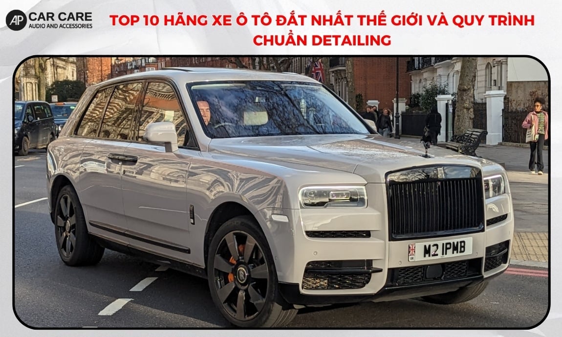 Top 10 hãng xe ô tô đắt nhất thế giới 2026