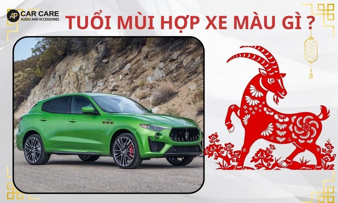 Tuổi Mùi hợp xe màu gì để thu hút TÀI LỘC và phát tài