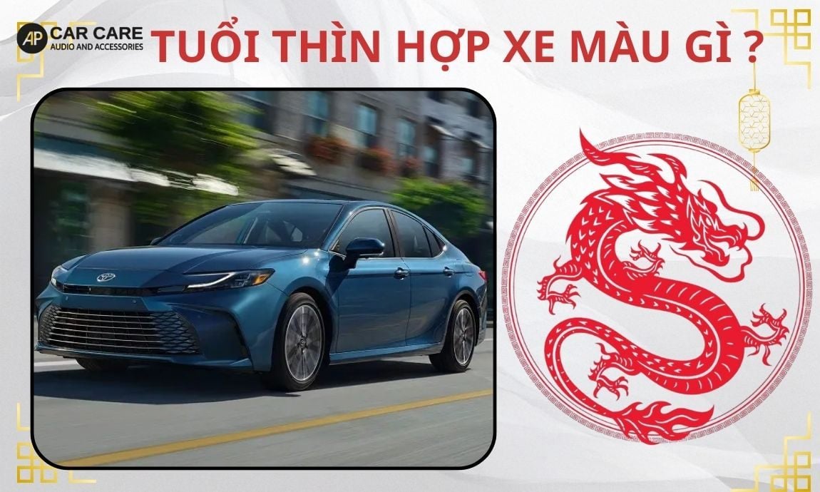 Tuổi Thìn hợp xe màu gì để thu hút TÀI LỘC và đúng phong thủy
