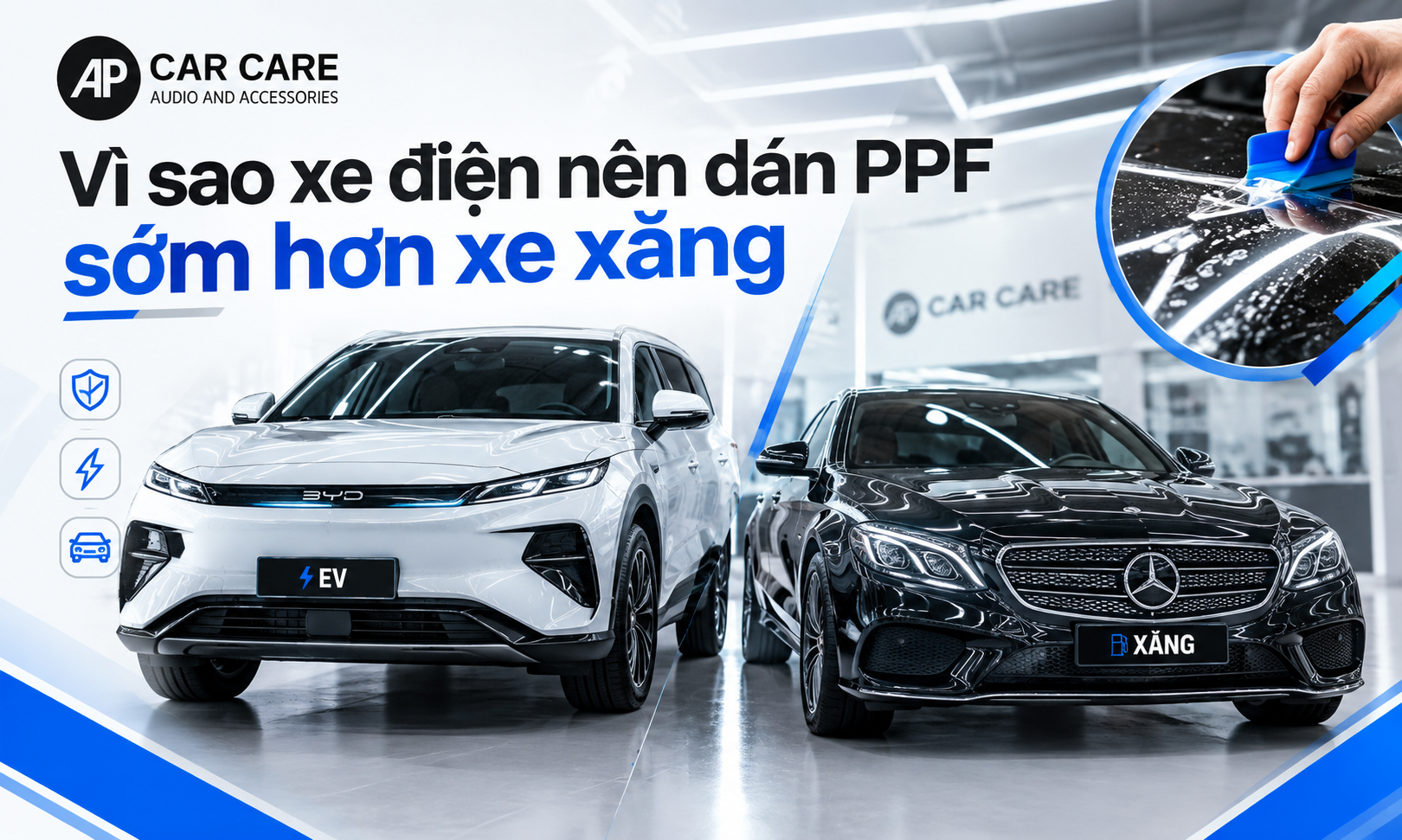 Vì sao xe điện nên dán PPF sớm hơn xe xăng? [GIẢI ĐÁP]