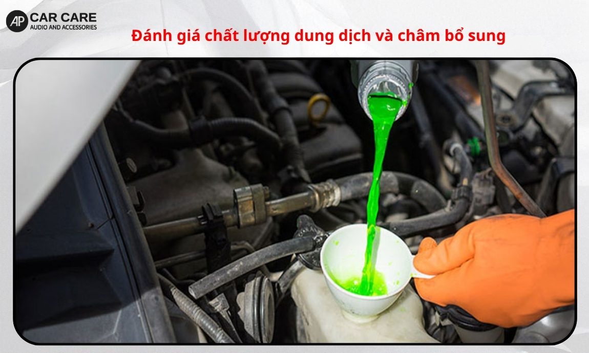 Đánh giá chất lượng dung dịch và châm bổ sung