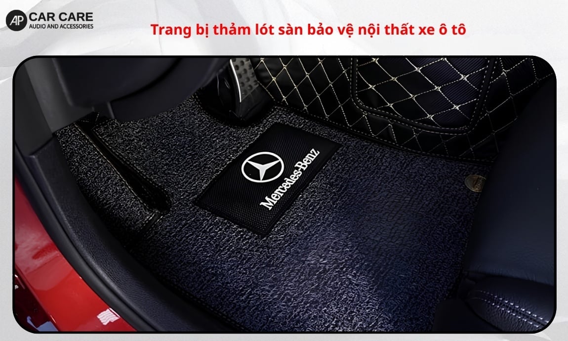 Trang bị thảm lót sàn bảo vệ nội thất xe ô tô