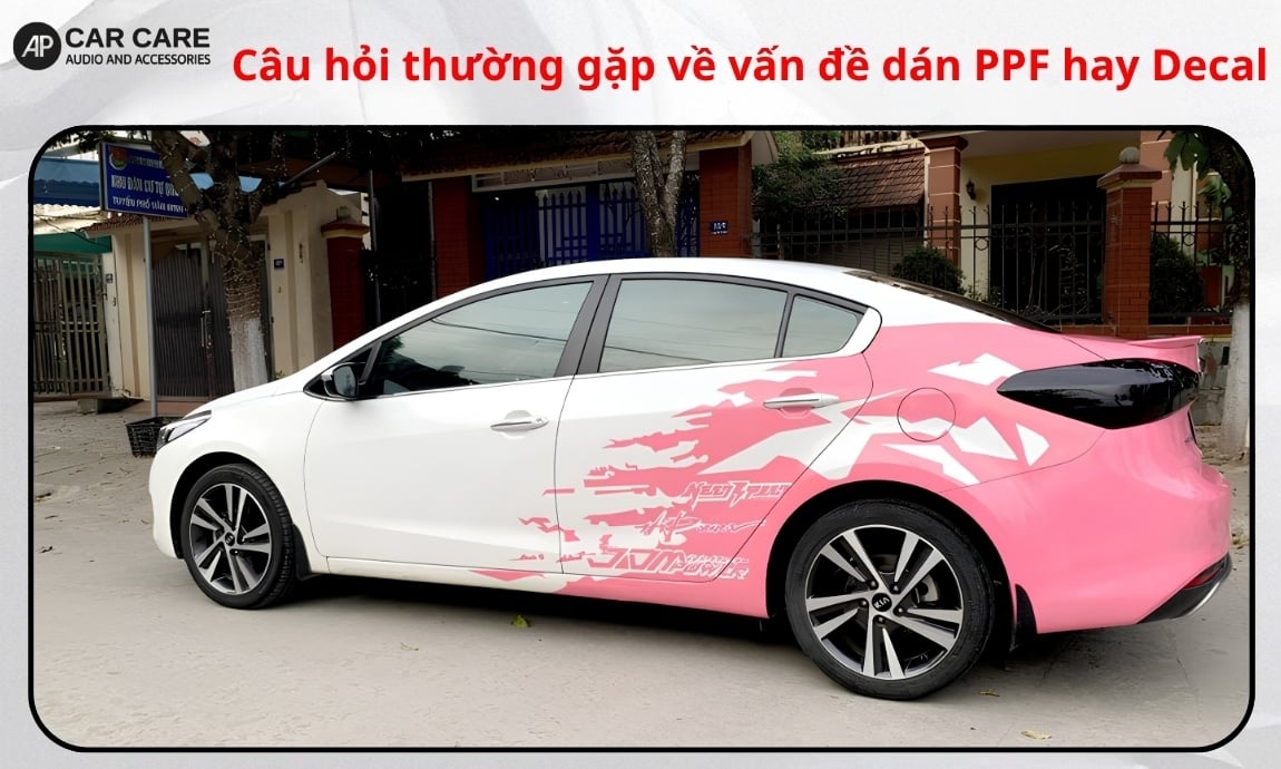 Câu hỏi thường gặp về vấn đề&nbsp;dán PPF hay Decal ô tô