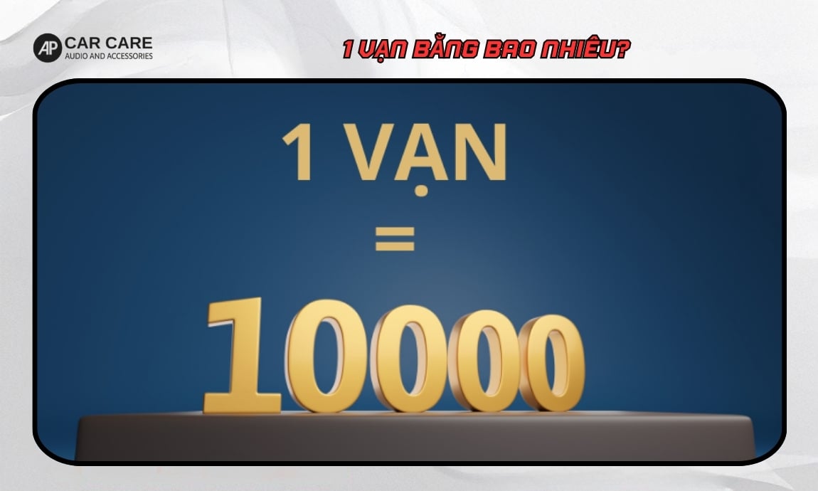 1 vạn bằng bao nhiêu