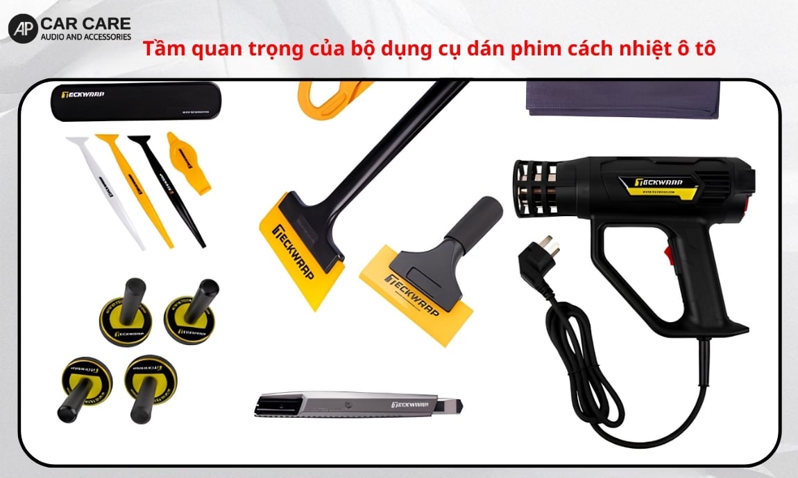 Tầm quan trọng của bộ dụng cụ dán phim cách nhiệt ô tô